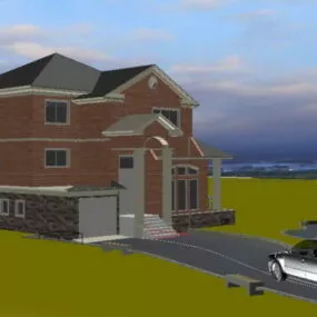 Country House 3d model