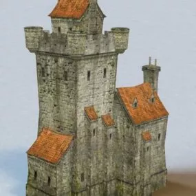 Village Castle 3d model