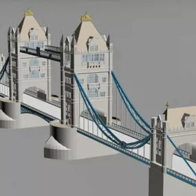 Tower Bridge London 3d model