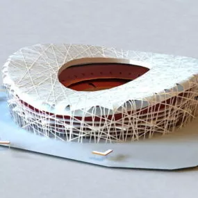 National Stadium 3d model