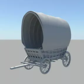 Conestoga Wagon 3d model