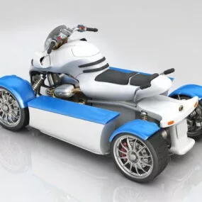 Atv Quad Bike 3d model