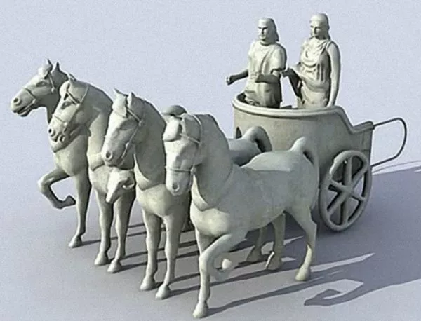 Victorian Carriage Vehicle 3d model