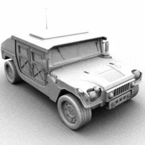 2012 Hummer H1 3d model