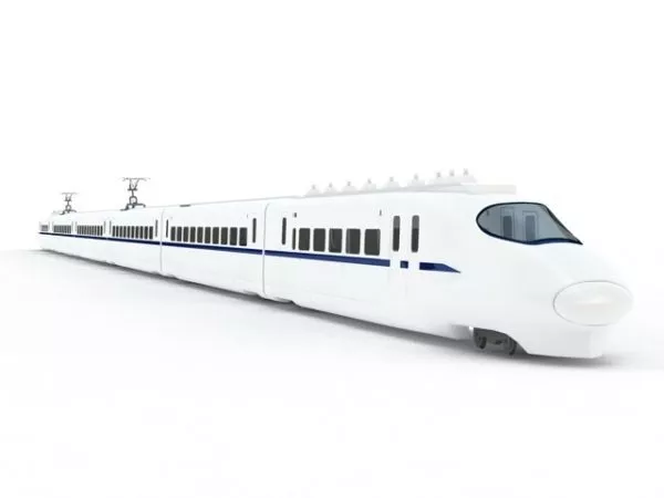 Maglev Train Transport 3d model