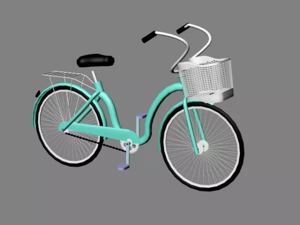 Ladies Bike 3d model Ladies Bike 3d model
