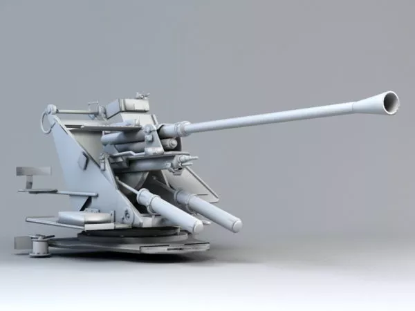 Artillery War Monument 3d model