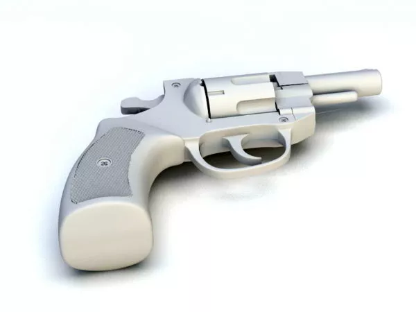 Police Revolver 3d model
