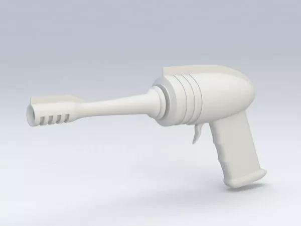 Sci-fi Plasma Ray Gun 3d model Sci-fi Plasma Ray Gun 3d model