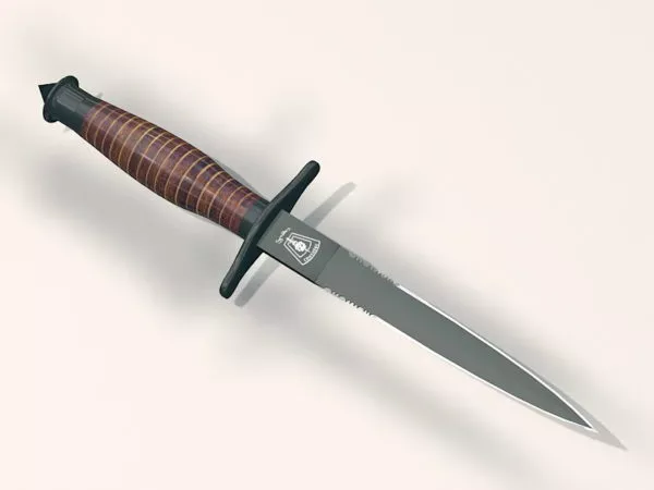 British Commando Knife Medieval 3d model British Commando Knife Medieval 3d model