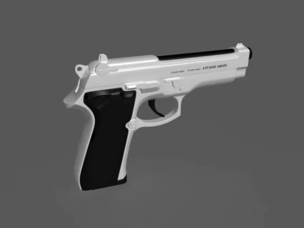 9mm Pistol Gun 3d model 9mm Pistol Gun 3d model