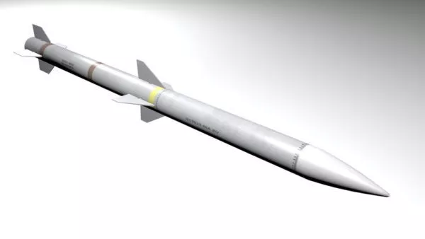 Aim-120 Amraam Missile 3d model Aim-120 Amraam Missile 3d model