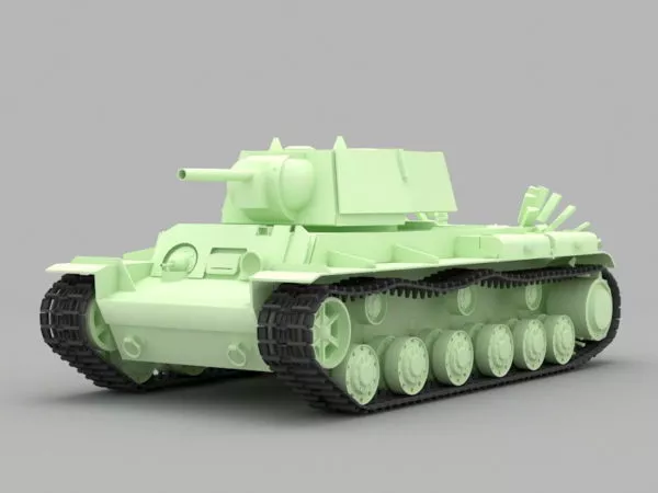 Russia Kv-1 Heavy Tank 3d model Russia Kv-1 Heavy Tank 3d model