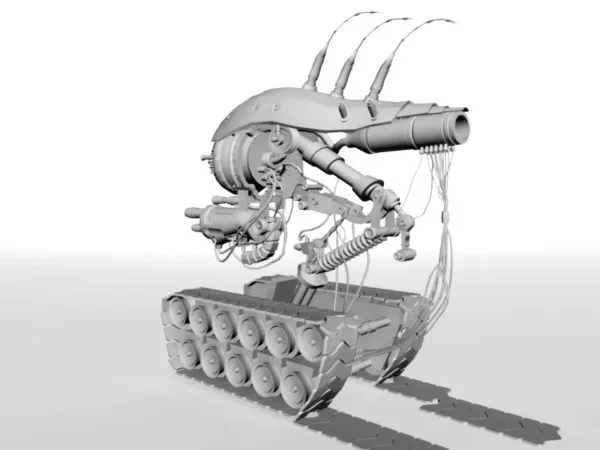 Sci-fi War Vehicle 3d model Sci-fi War Vehicle 3d model