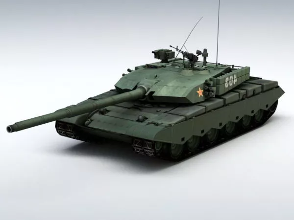 Ztz99 Tank 3d model Ztz99 Tank 3d model