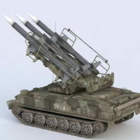 Sa-6 Gainful Missile System 3d model