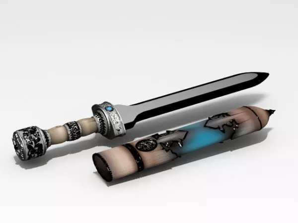 Throwing Dagger 3d model