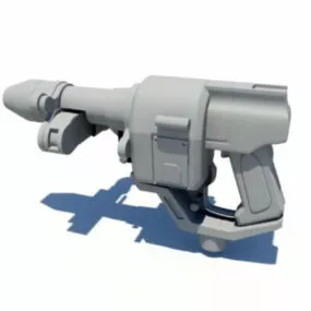 Sci-fi Pistol 3d model