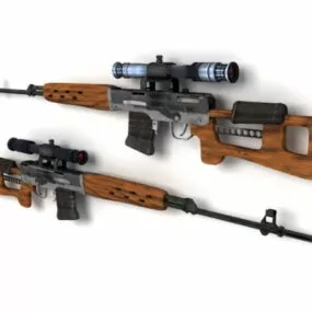 Sv-99 Sniper Rifle 3d model