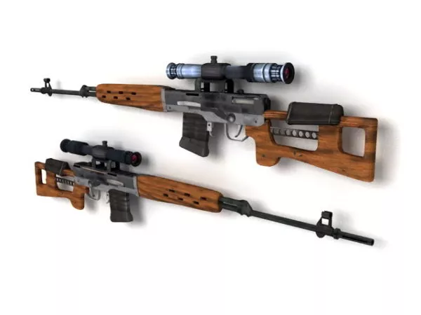 Sv-99 Sniper Rifle 3d model Sv-99 Sniper Rifle 3d model