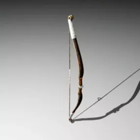 Wood Recurve Bow 3d model