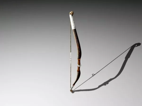 Wood Recurve Bow 3d model Wood Recurve Bow 3d model