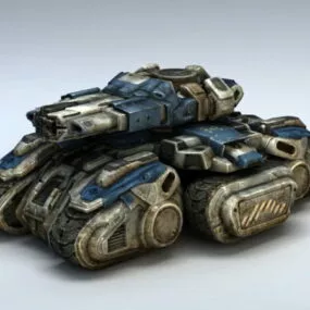 Starcraft Siege Tank 3d model
