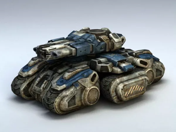 Starcraft Siege Tank 3d model Starcraft Siege Tank 3d model