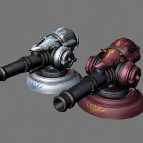 Siege Weapon Howitzer 3d model