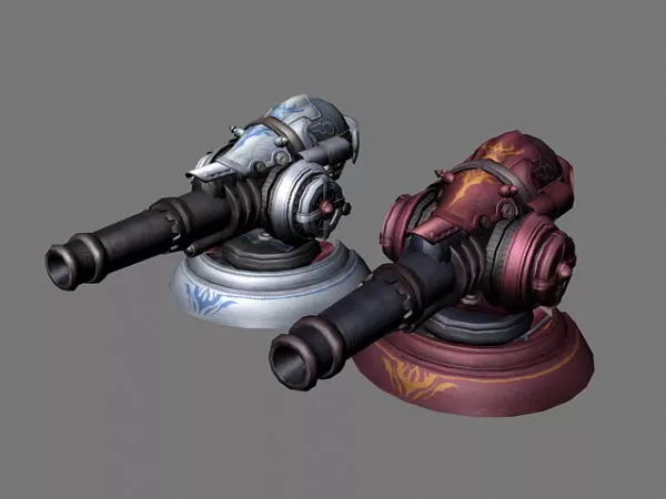 Siege Weapon Howitzer 3d model Siege Weapon Howitzer 3d model