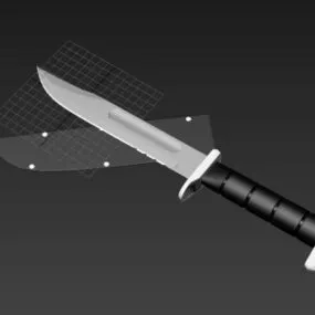 Hunting Knife 3d model