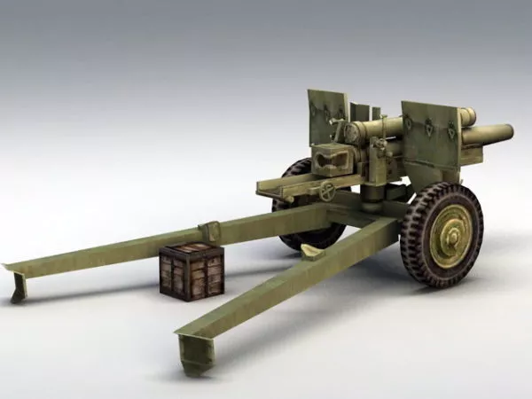 105mm Howitzer 3d model 105mm Howitzer 3d model