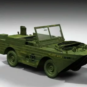 Ford Gpa Amphibious Jeep 3d model