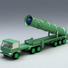 Scud Missile Launcher 3d model