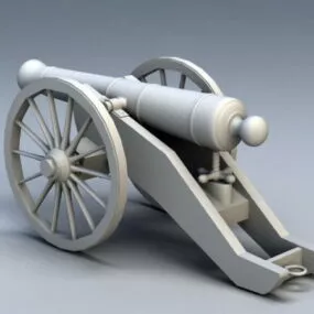Pirate Ship Cannon 3d model
