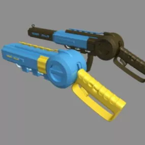 Sci-fi Pistols 3d model