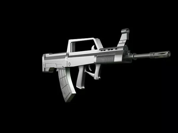 Qbz-95 Chinese Rifle 3d model Qbz-95 Chinese Rifle 3d model