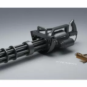 Gatling Gun 3d model