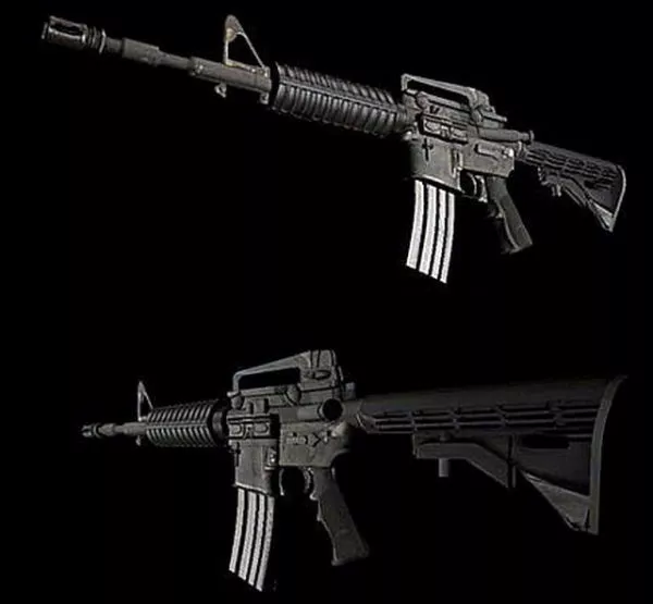 M4 Assault Rifle 3d model M4 Assault Rifle 3d model