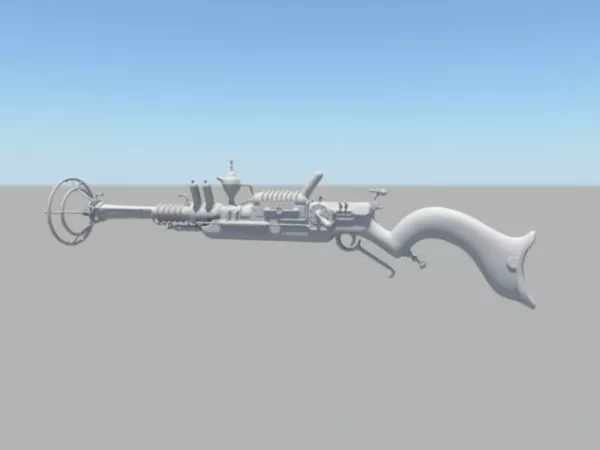 Steampunk Sword 3d model