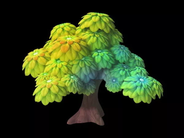 Cartoon Tree 3d model Cartoon Tree 3d model