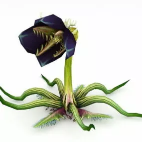Anime Man-eating Flower 3d model