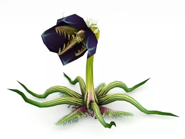 Anime Man-eating Flower 3d model Anime Man-eating Flower 3d model