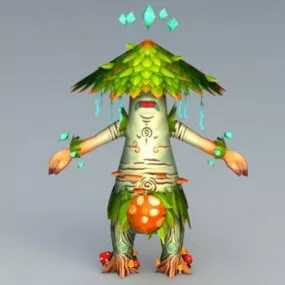 Cute Treant 3d model