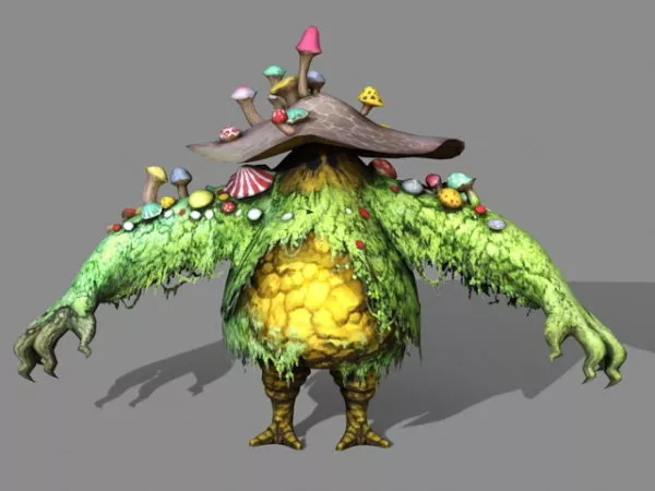 Plant Golem 3d model Plant Golem 3d model