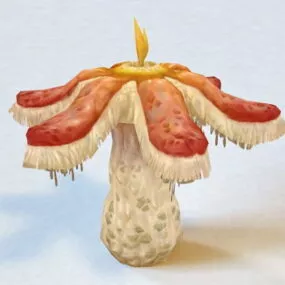 Fantasy Mushroom 3d model