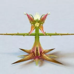 Carnivorous Plant Rigged 3d model