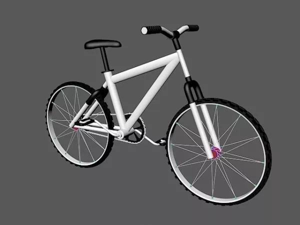 Touring Bike 3d model Touring Bike 3d model