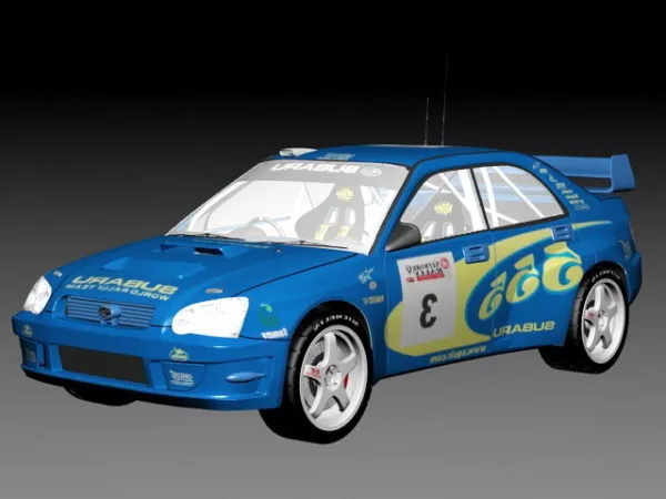 Subaru Impreza Wrc 3d model Subaru Impreza Wrc 3d model