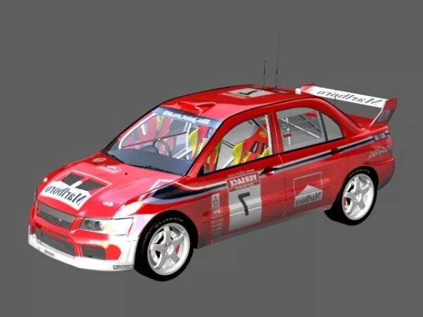 Mitsubishi Lancer Wrc 3d model Mitsubishi Lancer Wrc 3d model
